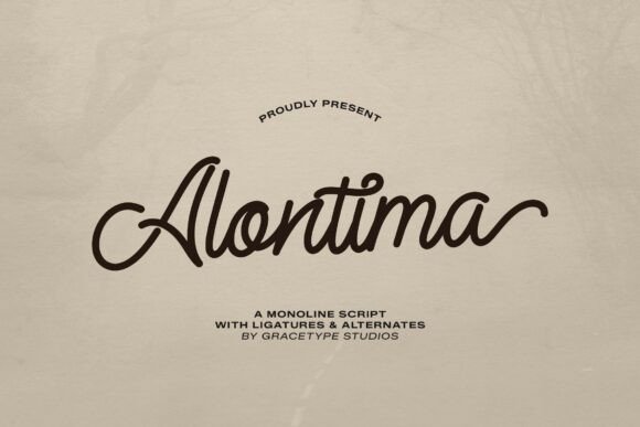 Alontima Font: Elegant Script for Handmade Brands