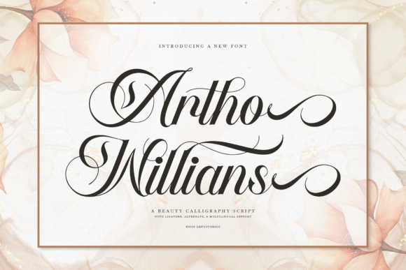 Artho Willians Typeface Review for Branding