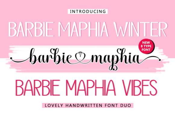 Barbie Maphia: A Cheerful Script Handwritten Typeface