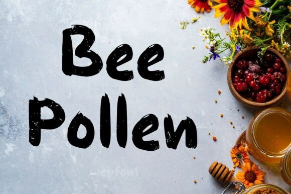 Bee Pollen Font for Authentic Brand Identity