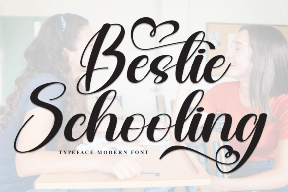 Bestie Schooling Font for Small Business Branding