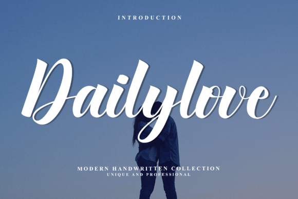 Dailylove: A Modern Script Font for Elegant Web Design
