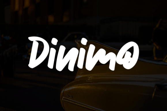 Dinimo: A Bold Script Handwritten Font for Branding