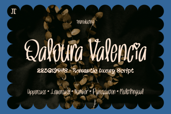 Elevate Your Brand with Qaloura Valencia Typeface