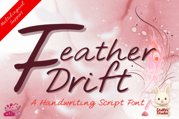 Feather Drift Font Review for Brand Designers