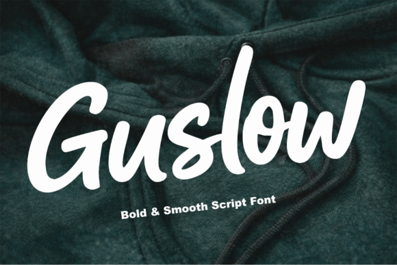 Guslow Script Font for Modern Makers