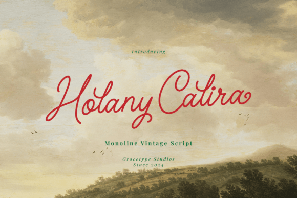 Holany Calira: A Vintage Script Font for Modern Brands