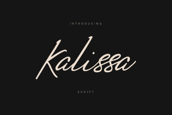 Kalissa Font: Elevating Campaigns with Signature Style