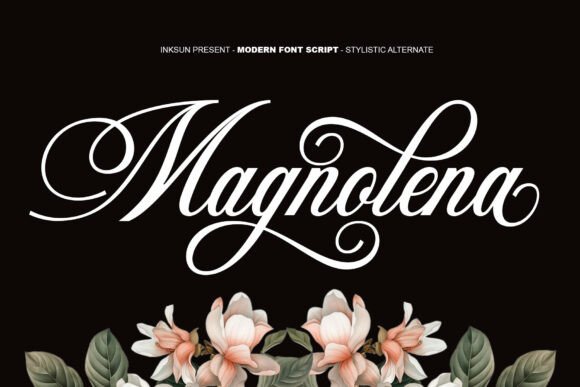 Magnolena: A Modern Script Typeface for Elegant Branding