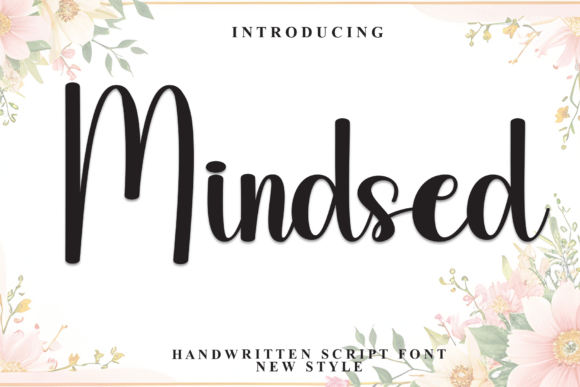 Mindsed: A Modern Handwritten Script for Editorial Design