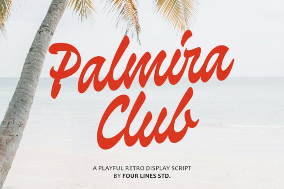Palmira Club Typeface for Editorial Design