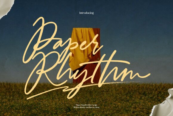 Paper Rhythm: A Soft Handwritten Typeface for Web Design