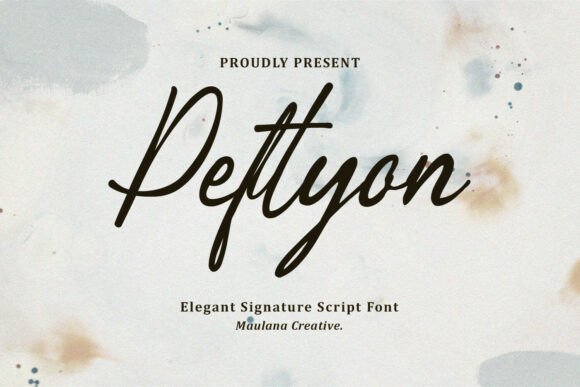 Peftyon Font Review: Elegant Script for Branding