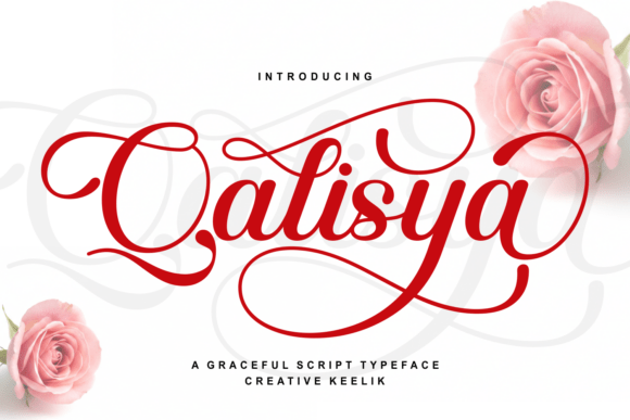 Qalisya Typeface: Elegant Script for Branding