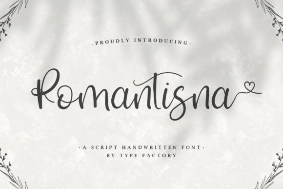 Romantisna: A Handwritten Script Font for Makers