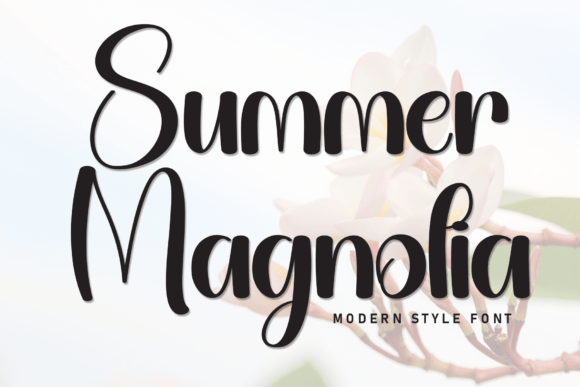 Summer Magnolia Font for Modern Web Design