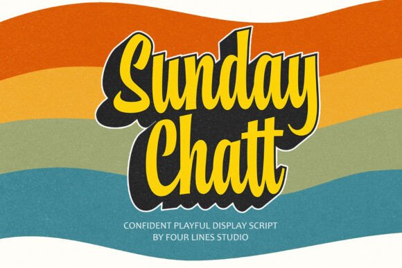 Sunday Chatt: A Modern Script Font for Campaigns