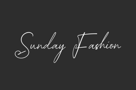Sunday Fashion Font for Polished Brand Identity
