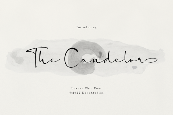 The Candelor Typeface for Elegant Brand Design