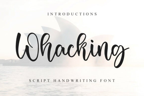 Whacking: A Premium Script Font for Bold Campaigns